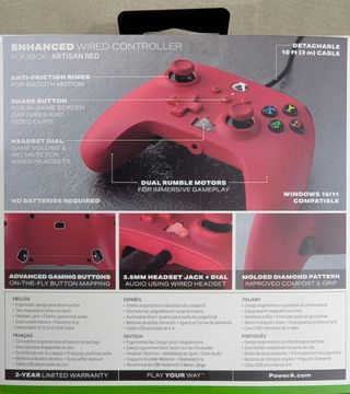 Controller PowerA Xbox/PC - Rosso