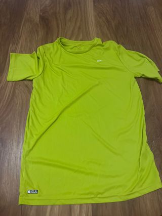 Camiseta Decathlon niño talla 13-14 verde