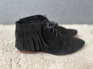 Botines piel vuelta Bimba y Lola negros -talla 40