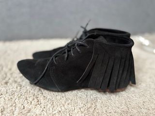 Botines piel vuelta Bimba y Lola negros -talla 40