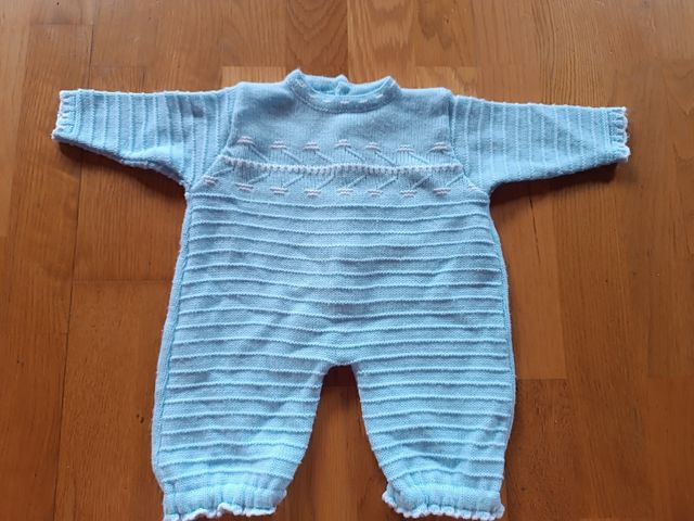 Pelele bebé recién nacido, azul