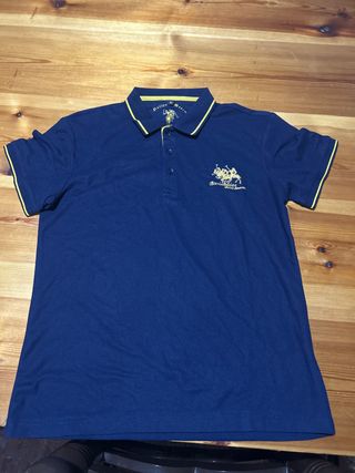 Polo hombre talla M - Azul marino