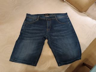 Bermuda vaquera hombre talla 48