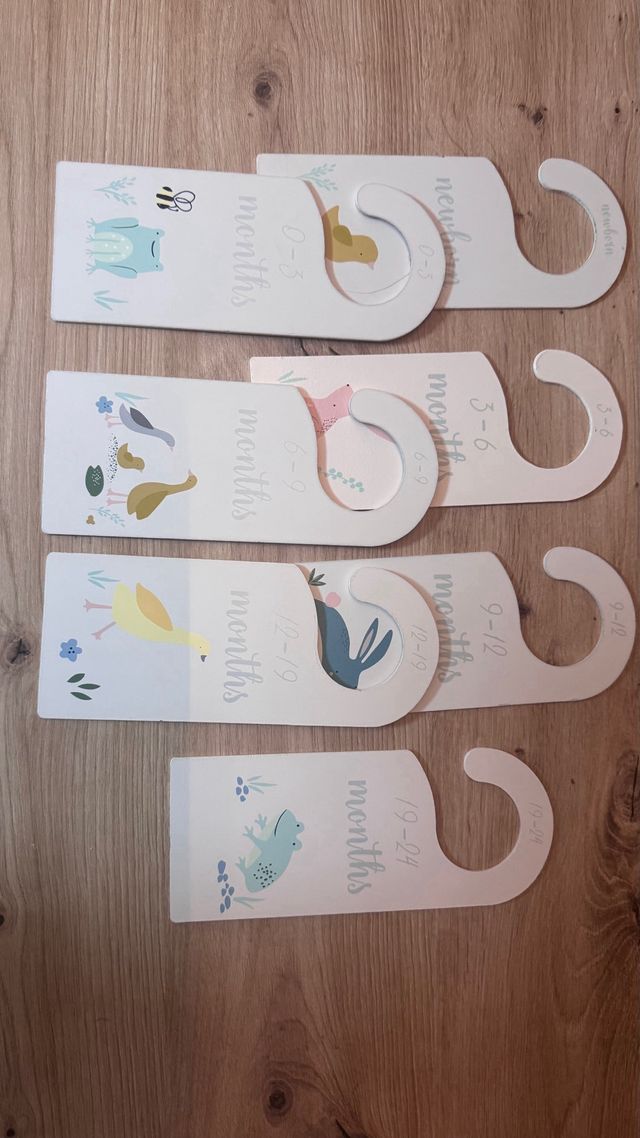 organizador ropa bebé - 7uds