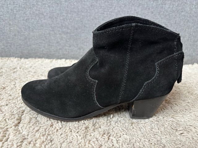 Botines piel Mango negros - talla 40