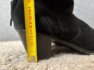 Botines piel Mango negros - talla 40