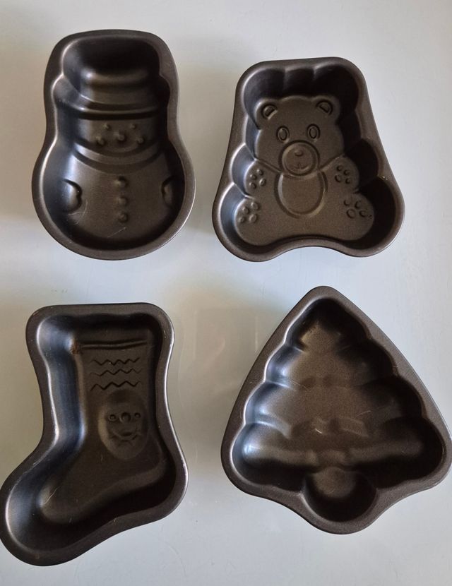 Moldes Navidad: 4 moldes para hornear