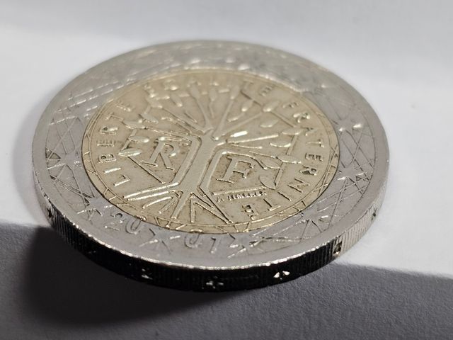 Moneda 2€ Francia 2001 - Error