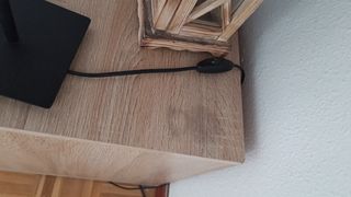 Mueble salón TV - madera blanco marrón