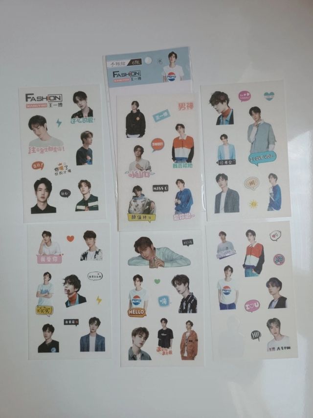 set de pegatinas the untamed