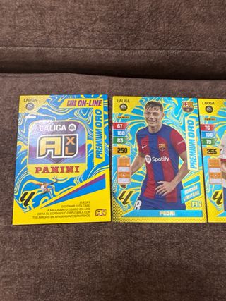 Cromos LaLiga Premium Oro - 4 unidades