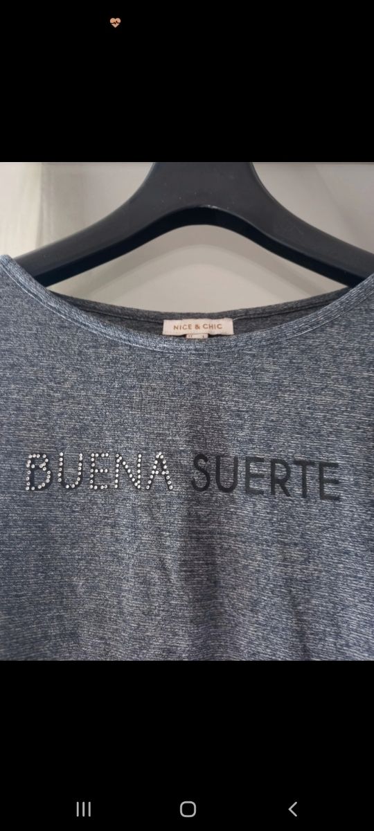 Maglia Grigia Buena Suerte