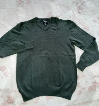 Pullover Uomo Verde tg M Cotone 100%