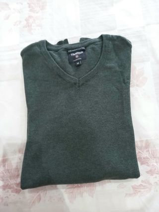 Pullover Uomo Verde tg M Cotone 100%