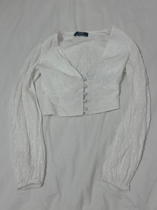 Camicia Bershka crop tg XS