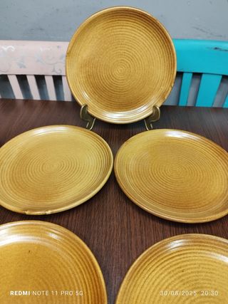 12 piatti da dessert vintage - ceramica