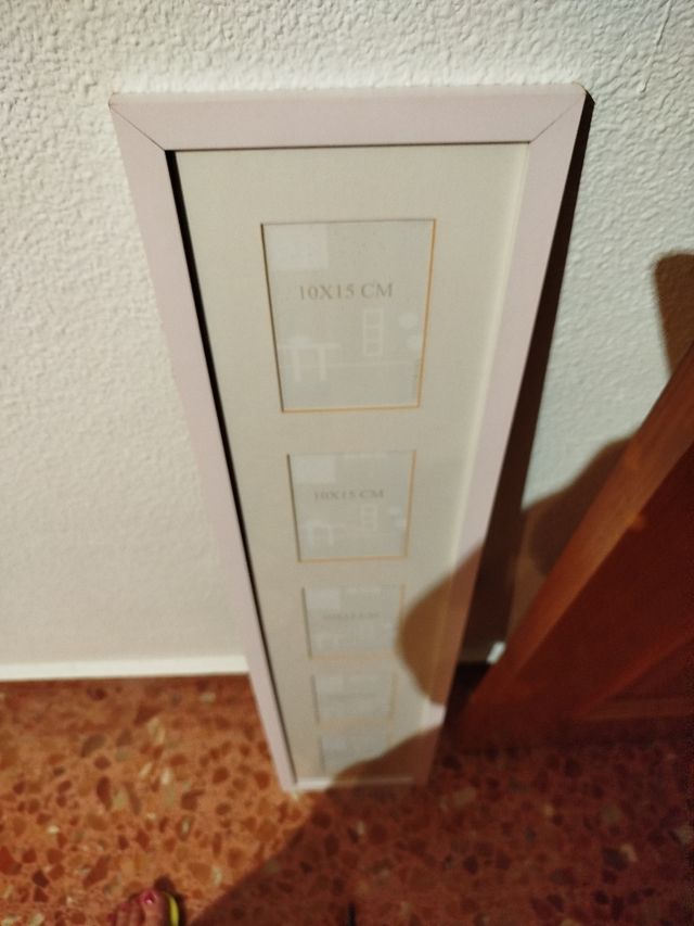 Marco fotos 10x15 cm - Rosa para 6 fotos