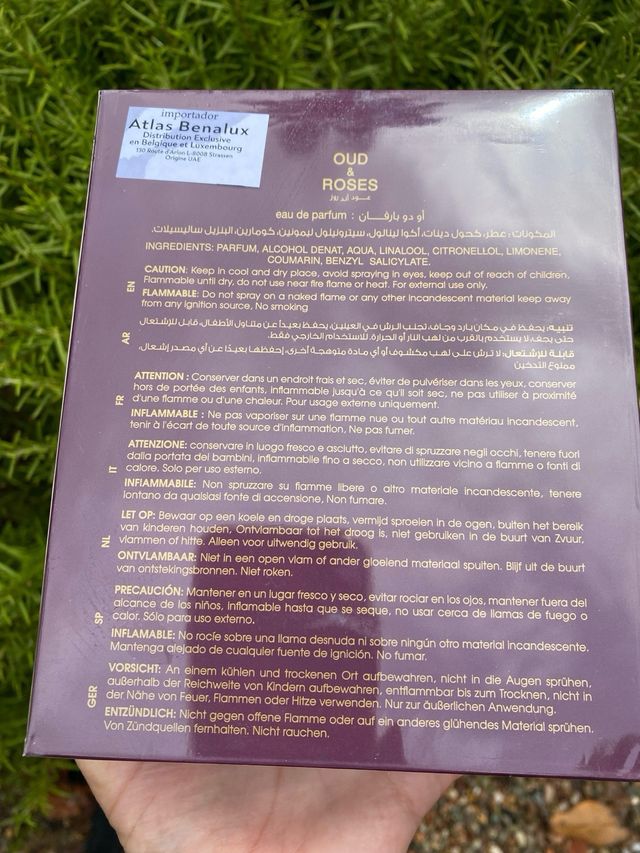 AHMED AL maghribi Oud & Roses Perfume