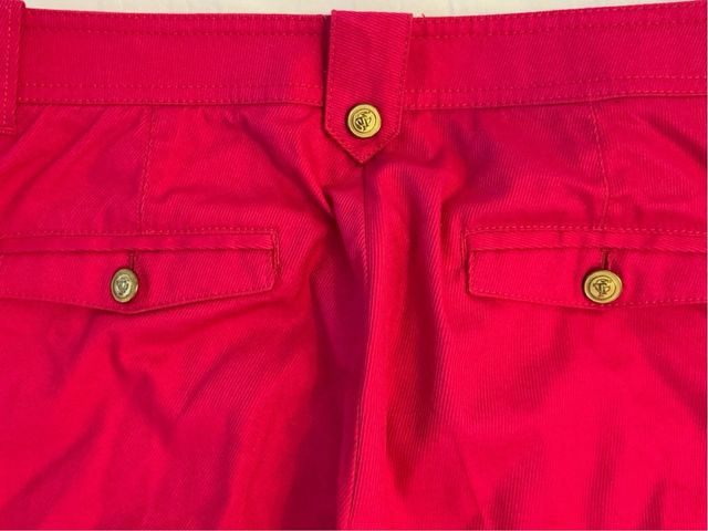 PANTALÓN PANA FUCSIA MUJER 