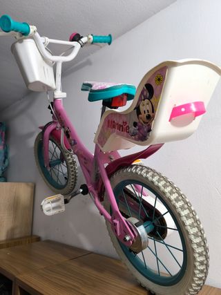 Bicicleta Minnie Mouse 16" niña
