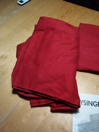 Funda Ikea MYSINGE roja