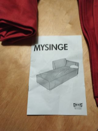Funda Ikea MYSINGE roja