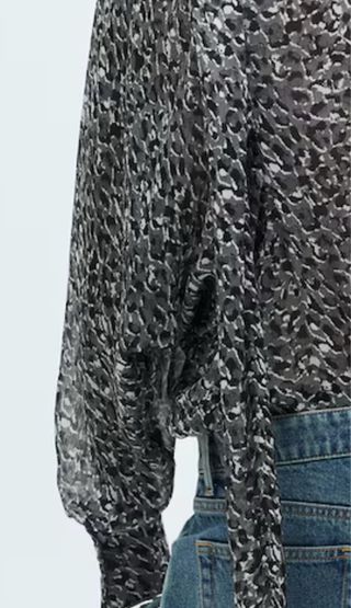 Blusa Mango Animal Print