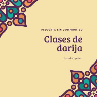 Clases particulares de DARIJA