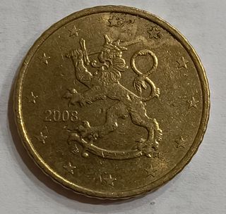 Moneda 50 céntimos Euro 2008