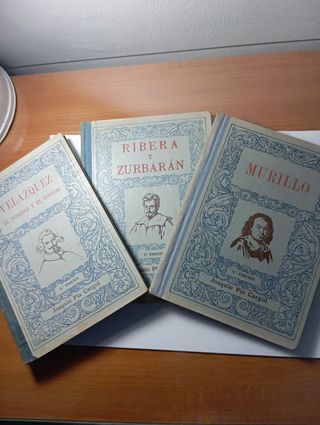 Vecchi libri di pittori spagnoli