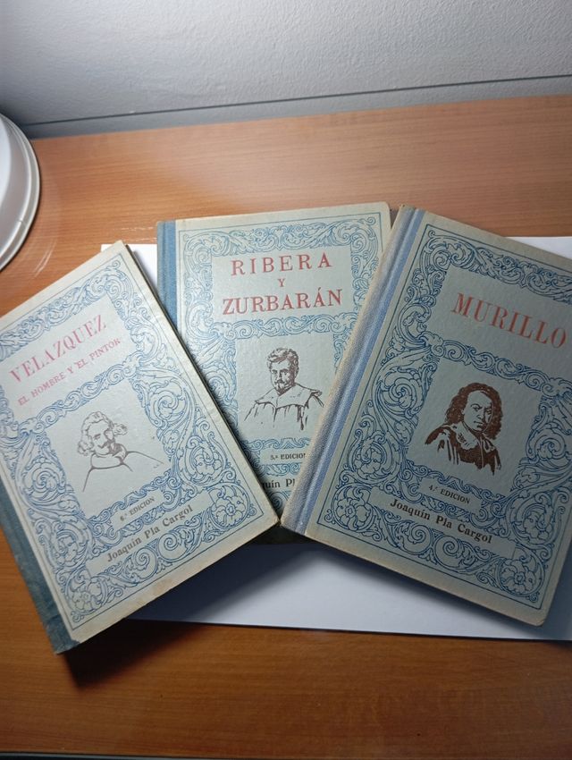 Vecchi libri di pittori spagnoli