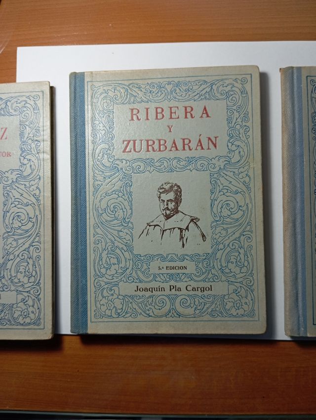 Vecchi libri di pittori spagnoli
