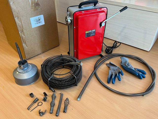 Máquina eléctrica  desatascadora tuberías