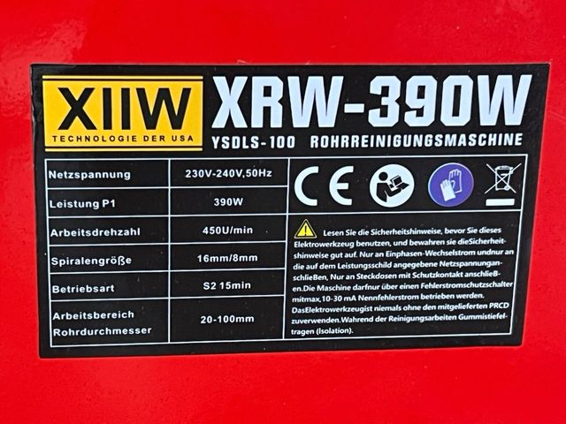 Máquina eléctrica  desatascadora tuberías