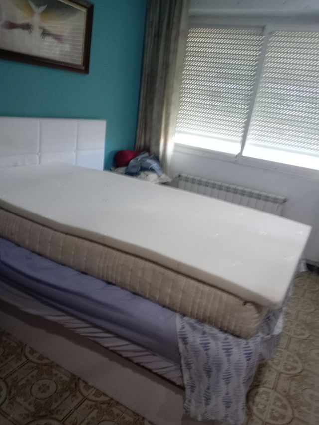 Colchón + protector viscoelástico