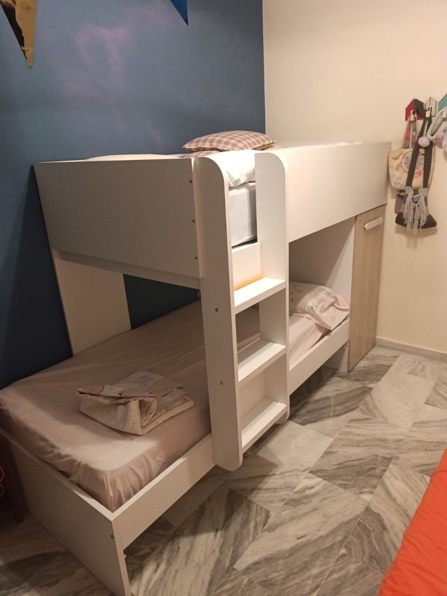 Cama nido infantil blanca