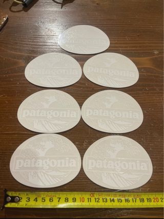 7 adesivi Patagonia - nuovi