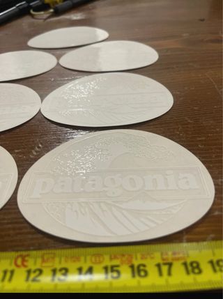 7 adesivi Patagonia - nuovi