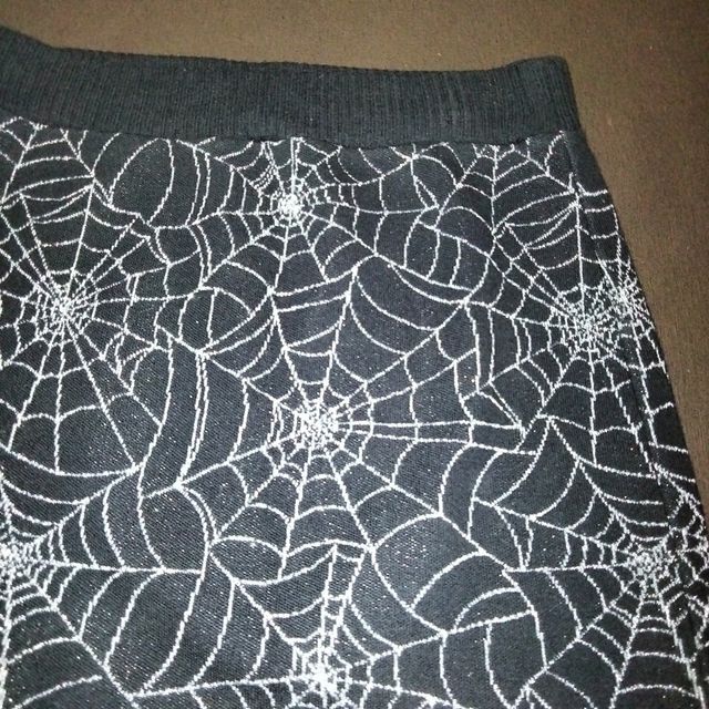 Falda niña telaraña plateada