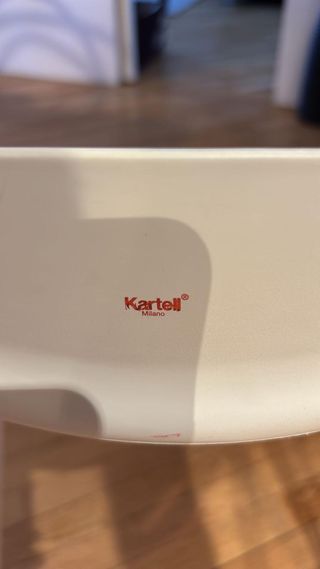4 sedie Kartell Master bianche