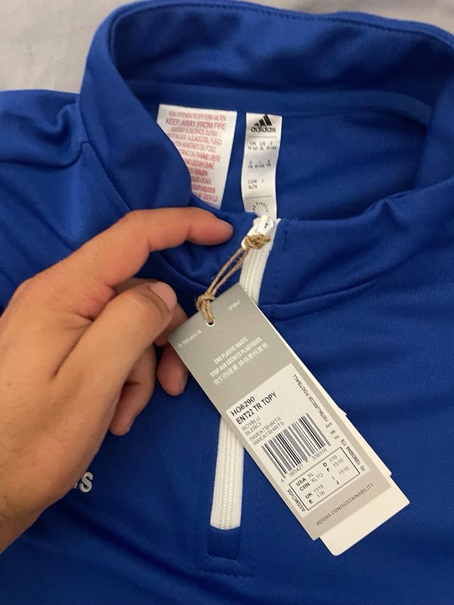 Sudadera Adidas azul - talla M