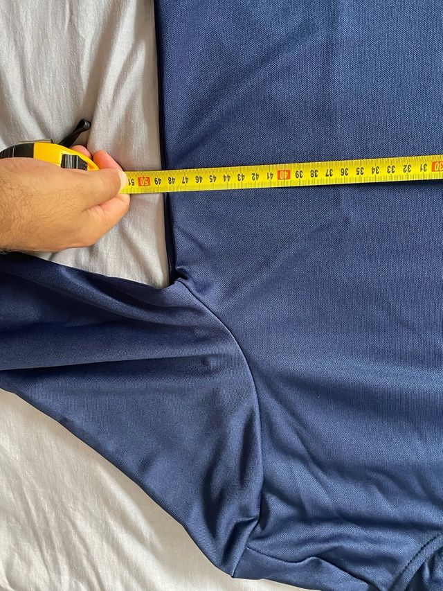 Sudadera Adidas azul - Cremallera 1/2