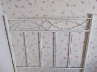 Cabecero blanco metal - Cama