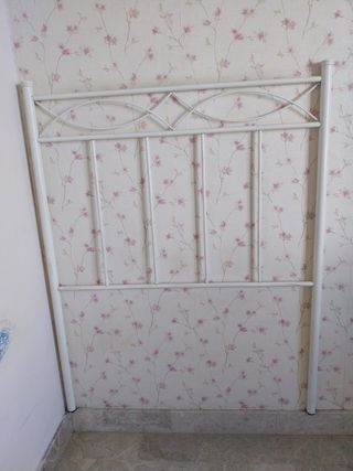 Cabecero blanco metal - Cama