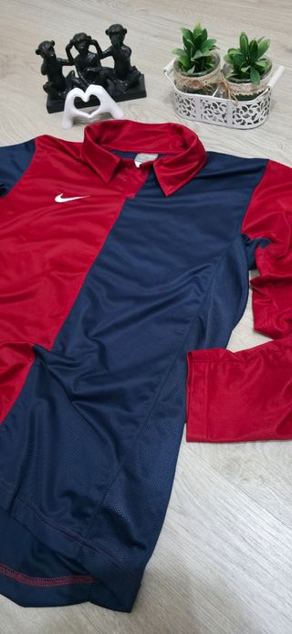 Camiseta Nike Fit - Roja y Azul