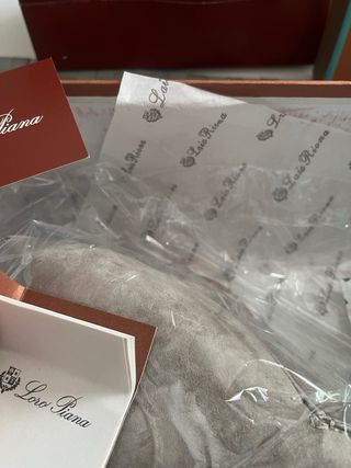 Mocassino Loro Piana summer charms walk silver 43