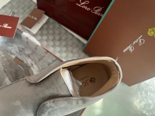 Mocassino Loro Piana summer charms walk silver 43