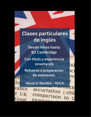 🇬🇧 CLASES DE INGLÉS (NIÑOS-B2)