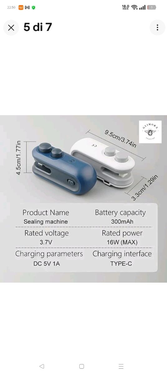 Sigillatrice Buste portatile