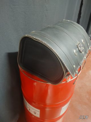 Baules moto piel Route 66